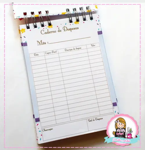 Caderno de Despesas