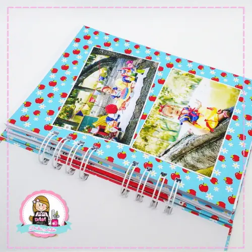Caderno de Mensagens Branca de Neve