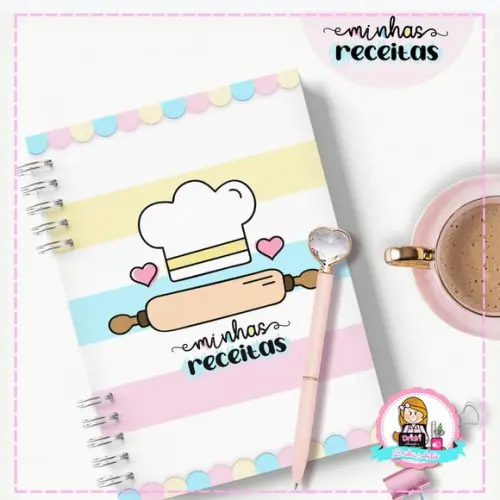 Caderno de Receitas - Personalizado