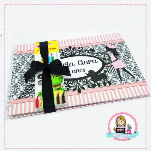 Caderno Desenho Personalizado Paris