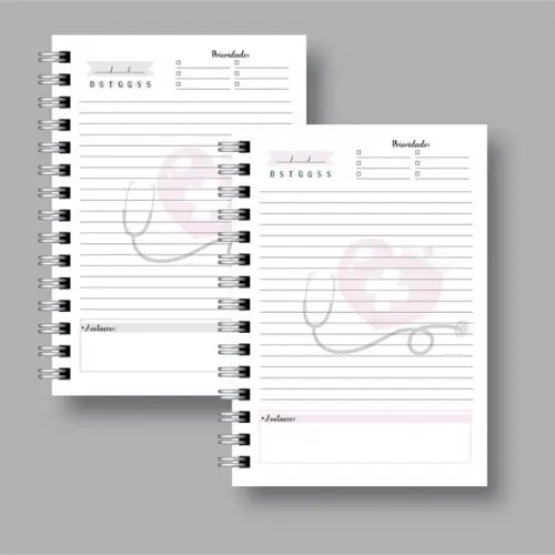 Cadernos Personalizados Jaleco