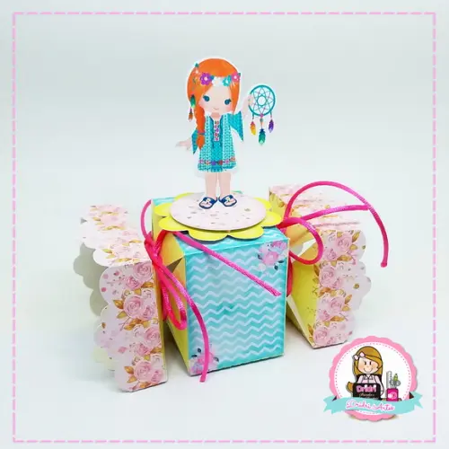 Caixa Bala 3d Hippie