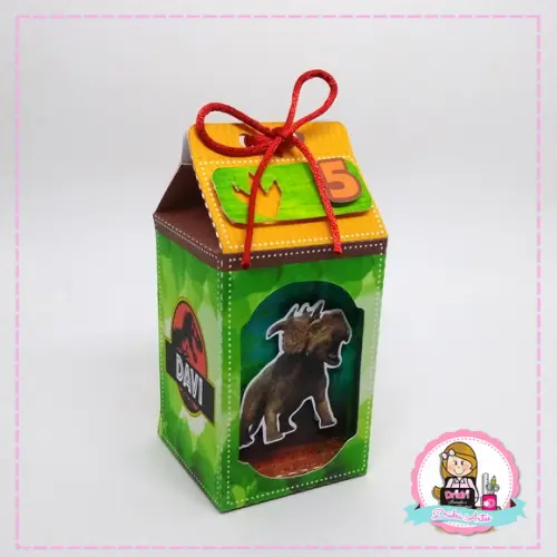 Caixa Milk com Visor Jurassic Park