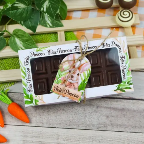Caixa para Barra de Chocolate Artesanal