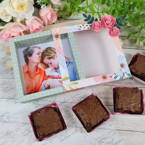 Caixa para Brownie Dia das Mães