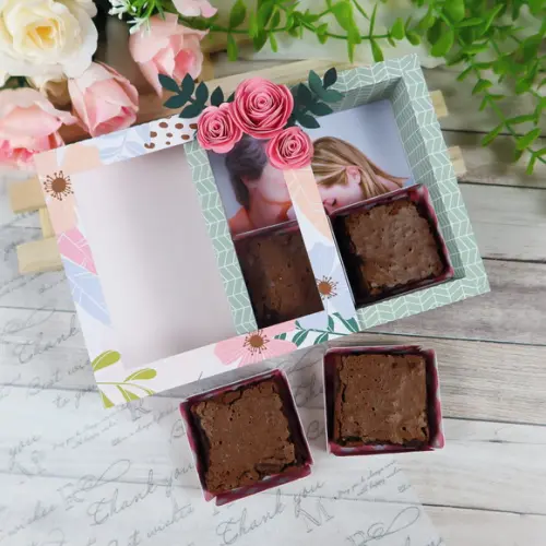 Caixa para Brownie Dia das Mães