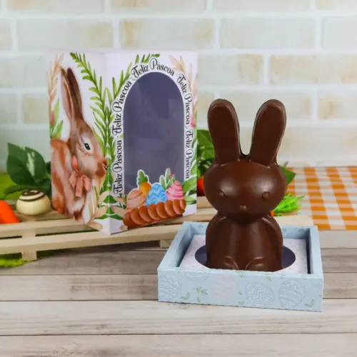 Caixa para Coelho de Chocolate