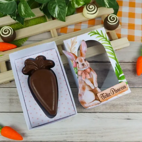 Caixa para Cenoura de Chocolate