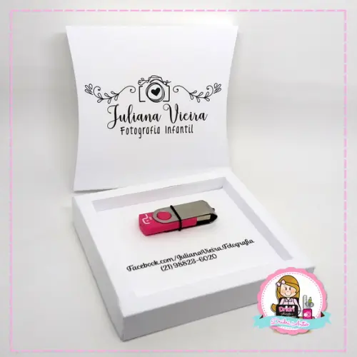 Caixa para Pendrive Personalizada