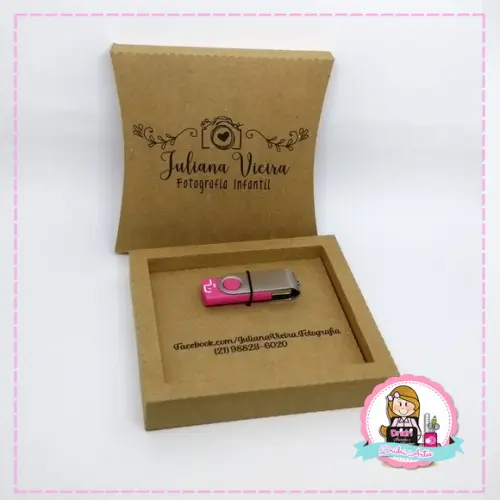 Caixa para Pendrive Personalizada