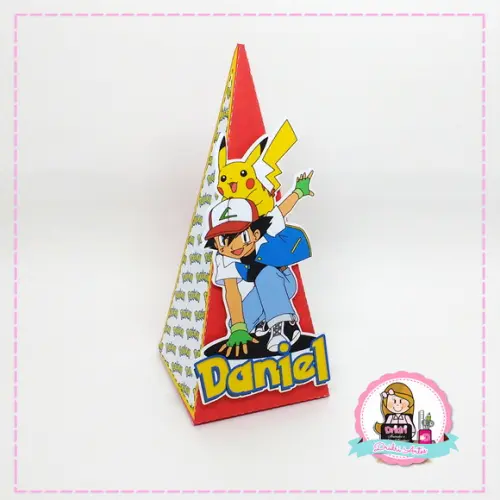 Caixa Pirâmide Pokemon