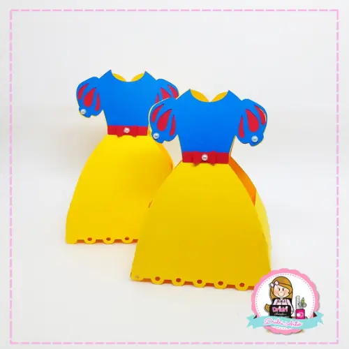 Caixa Vestido Branca de Neve