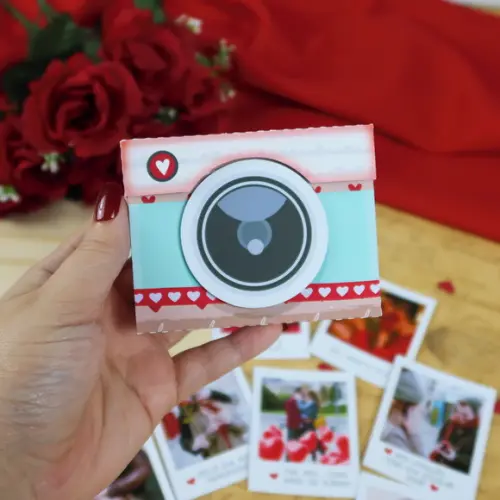 Caixinha Polaroid Dia dos Namorados
