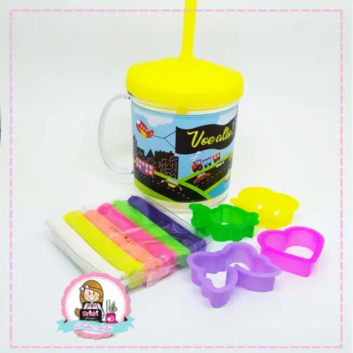 Caneca Personalizada com Kit de Massinha