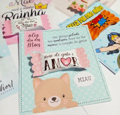 Card Balas Dia das Mães