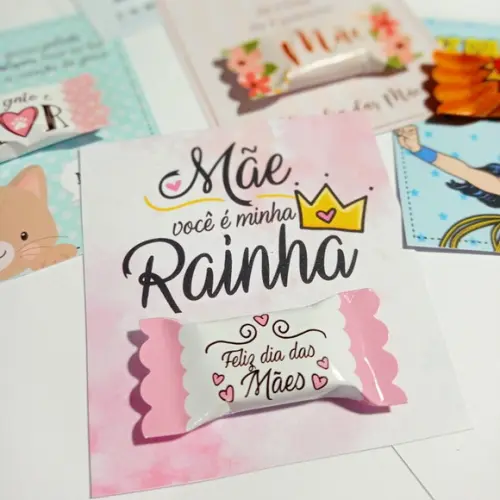 Card Balas Dia das Mães