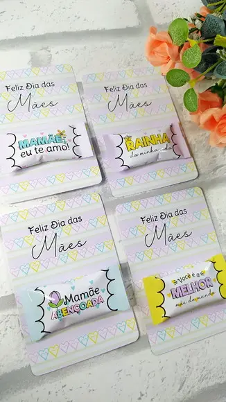 Cartão Bala Dia das Mães