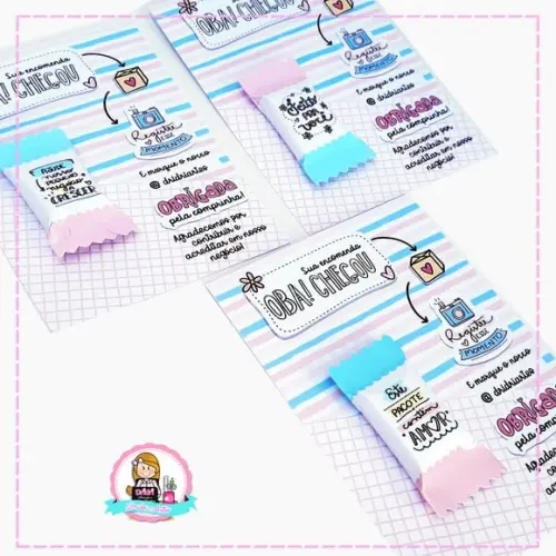 Cartão de Balinha Personalizada