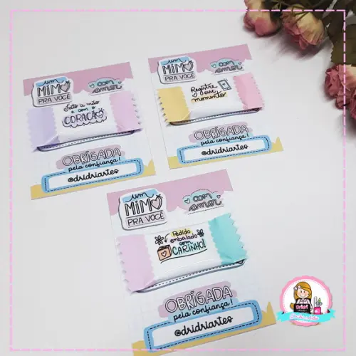 Cartão de Balinha Personalizada