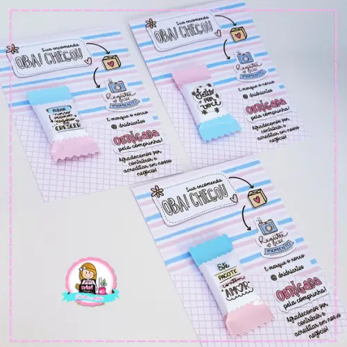 Cartão de Balinha Personalizada