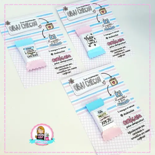 Cartão de Balinha Personalizada