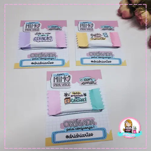 Cartão de Balinha Personalizada
