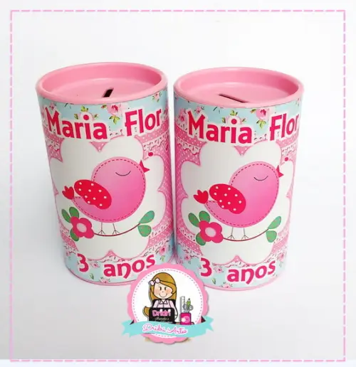Cofre Personalizado Passarinhos