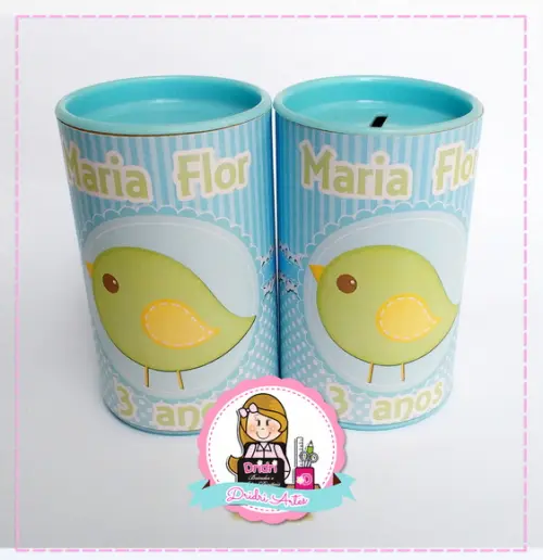 Cofre Personalizado Passarinhos