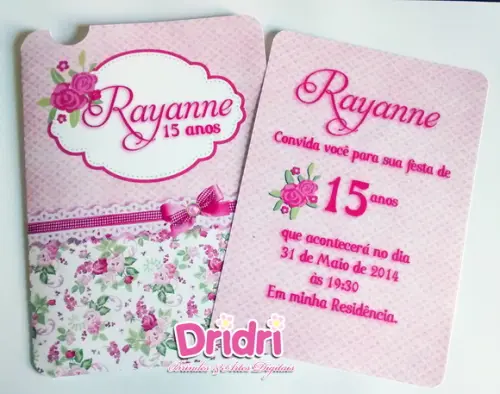 Convite 15 anos
