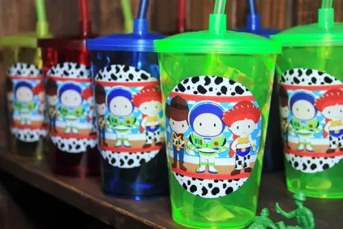Copo com Canudo Toy Story