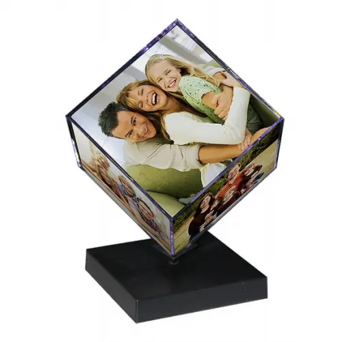 Cubo Giratório com Fotos