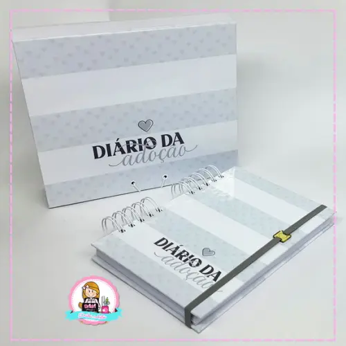 Diário da Adoção com Caixa Personalizada