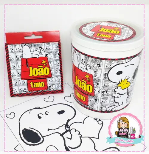 Kit Colorir Snoopy