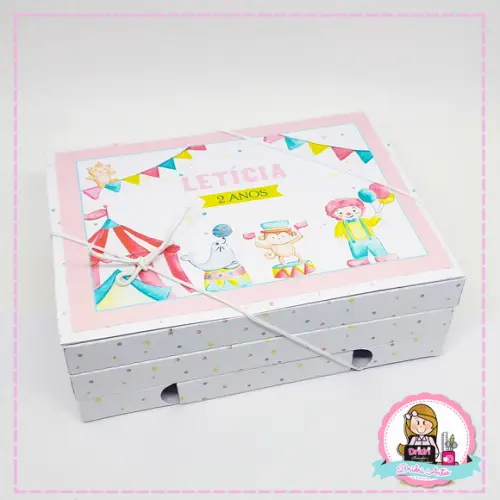 Kit Diversão Circo Rosa Vintage