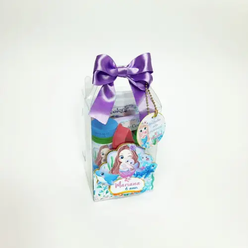 Kit Diversão na Caixa de Acetato Sereia