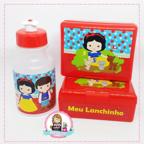 Kit Lanche Branca de Neve