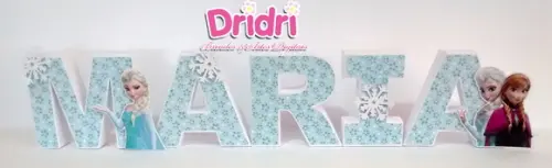 Letras 3d Frozen