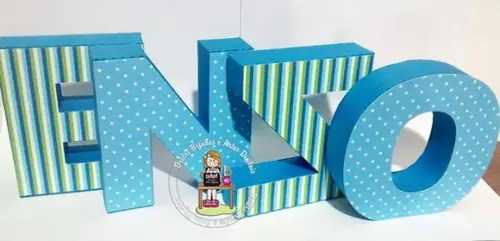 Letras 3D Mosntros SA
