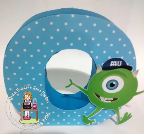 Letras 3D Mosntros SA