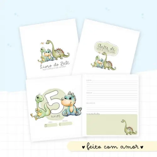 Livro do Bebê Dinossauro Baby