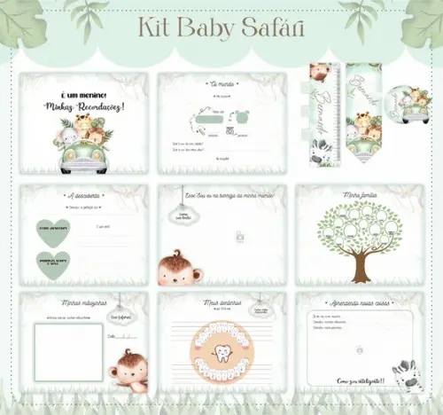 Livro do Bebê Safari Baby