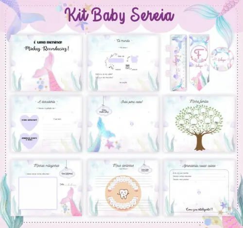 Livro do Bebê Sereia Baby
