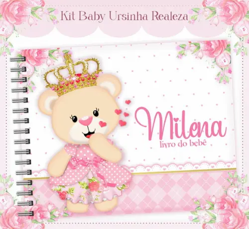 Livro do Bebê Ursinha Realeza