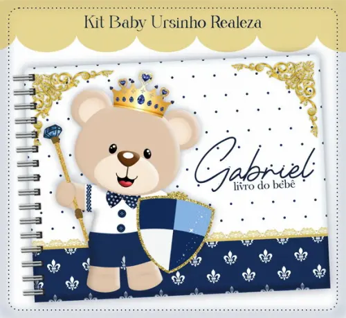 Livro do Bebê Ursinho Realeza