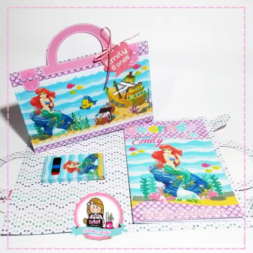 Maletinha Colorir Ariel