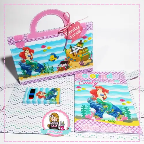 Maletinha Colorir Ariel