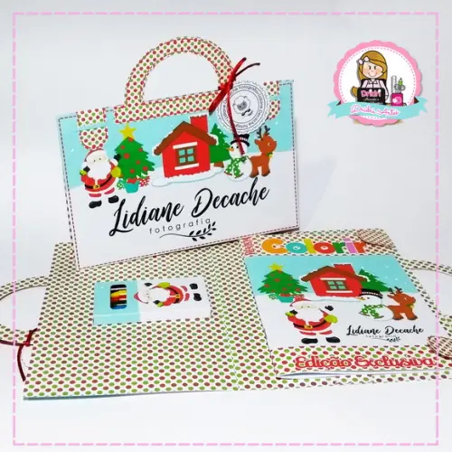 Maletinha Colorir Natal