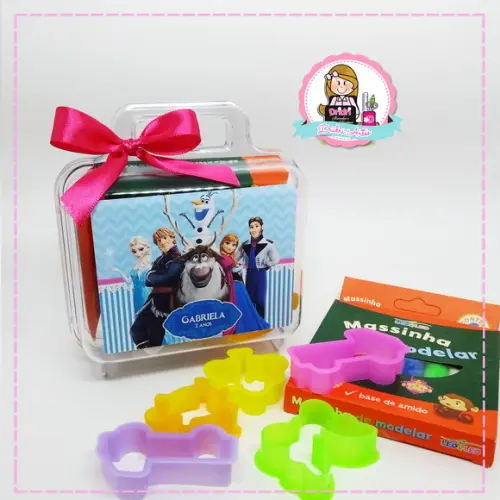 Maletinha com Kit Massinha-frozen