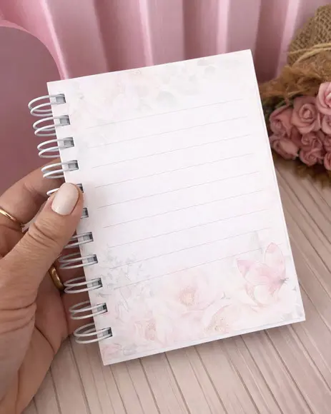 Mini Caderno Personalizado Dias das Mães