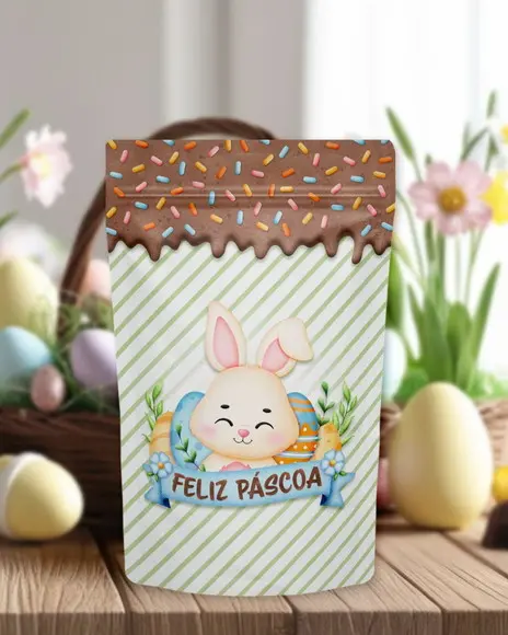Saco Metalizado de Páscoa